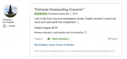 “Intimate Outstanding Concerto”